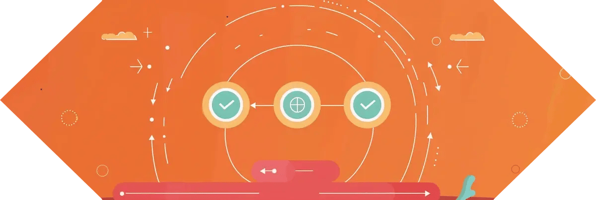 flat vector graphic of three circles