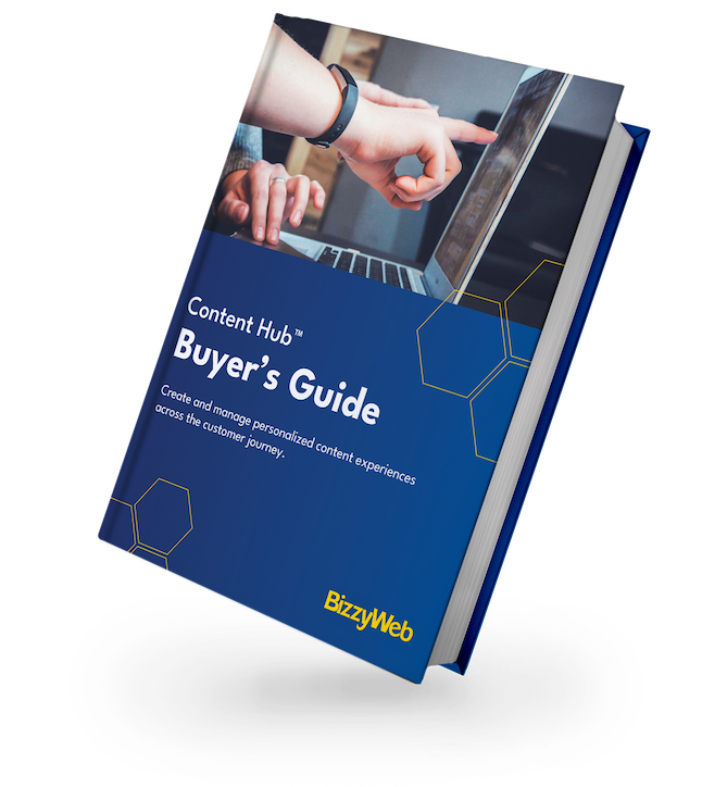 cover of the Content Hub™ Buyer’s Guide ebook