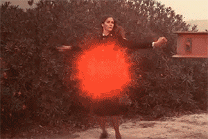 wonder woman outfit transformation GIF